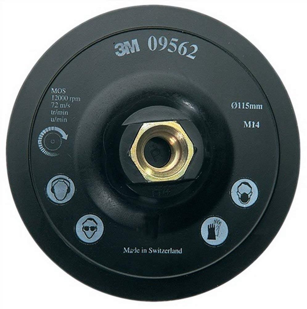 Platorello 115mm trizat velcrato m14